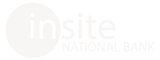 Insite National Bank Logo in white
